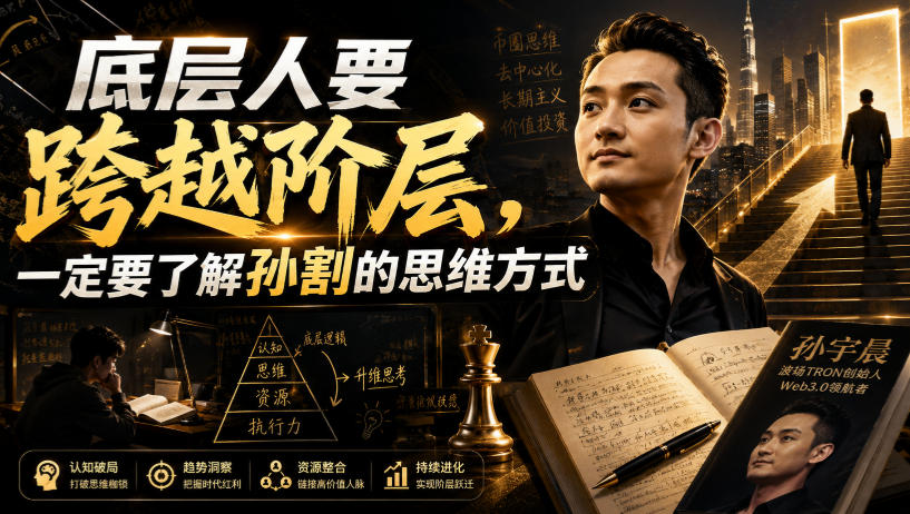 付费文章：底层人要跨越阶层，一定要了解孙哥的思维方式